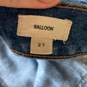 Madewell balloon jeans